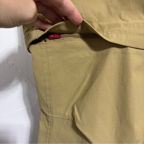 Eddie Bauer Men's Convertible Tech Pant 38x30 Neutral Khaki Outdoor Hiking - Picture 2 of 12